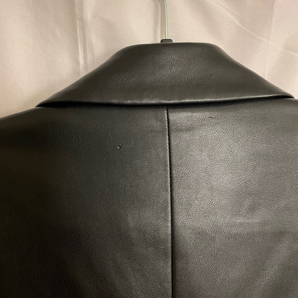 Avec Les Filles faux leather double breasted crop jacket size medium - Picture 7 of 9